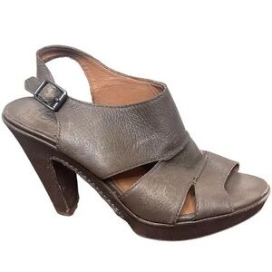 Lucky Brand Brown Leather Women's Heels